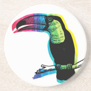 Rainbow Toucan Coaster