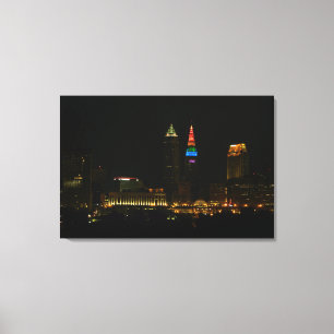 Rainbow Tower, Cleveland Ohio Canvas Print