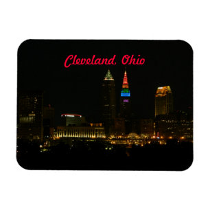 Rainbow Tower, Cleveland Ohio Magnet