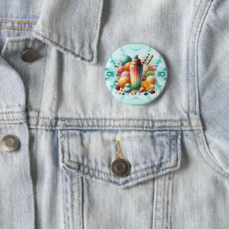 Rainbow Treat 6 Cm Round Badge