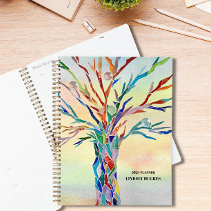 Rainbow Tree Custom Name 2023   Planner