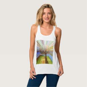 Rainbow Tree Inspirational Singlet