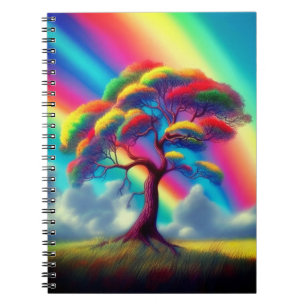 Rainbow Tree Notebook