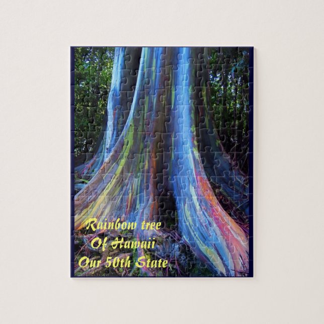 Rainbow Tree of Hawaii Puzzle and Gift Box (Vertical)