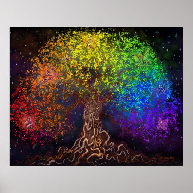 Rainbow Tree of Life Poster (Front)
