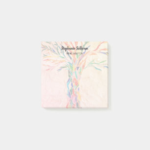 Rainbow Tree Personalized  Post-it Notes