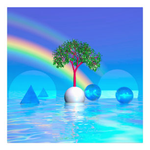 Rainbow Tree  Photo Print
