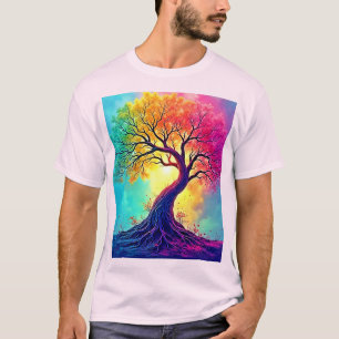  Rainbow Tree: Roots of Infinite Hope Art T-Shirt