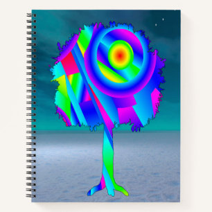 Rainbow Tree Spiral Notebook