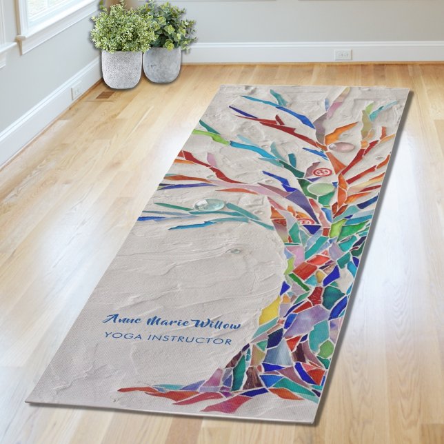 Rainbow Tree Yoga Instructor Mat (Creator Uploaded)