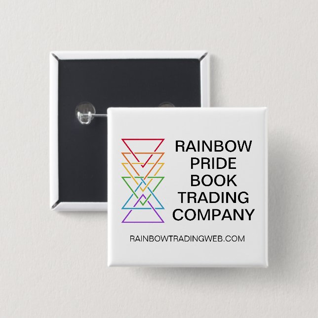 Rainbow Triangle Company Gay Pride Logo 15 Cm Square Badge (Front & Back)