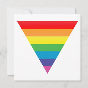 rainbow triangle invitation