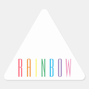 RAINBOW Triangle Stickers