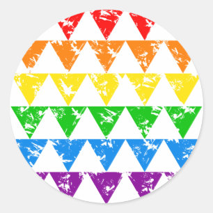 Rainbow Triangles stickers