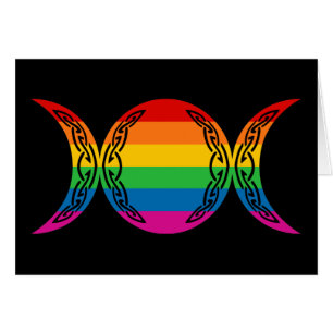 Rainbow Triple Goddess Symbol
