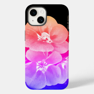 Rainbow Tropical Stylised Flowers Case-Mate iPhone 14 Case