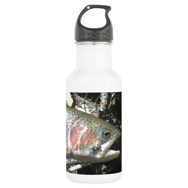 Rainbow trout 532 ml water bottle (Front)