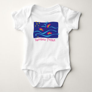 Rainbow Trout Baby Bodysuit