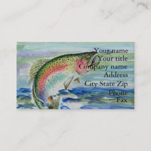 Rainbow Trout Business Card