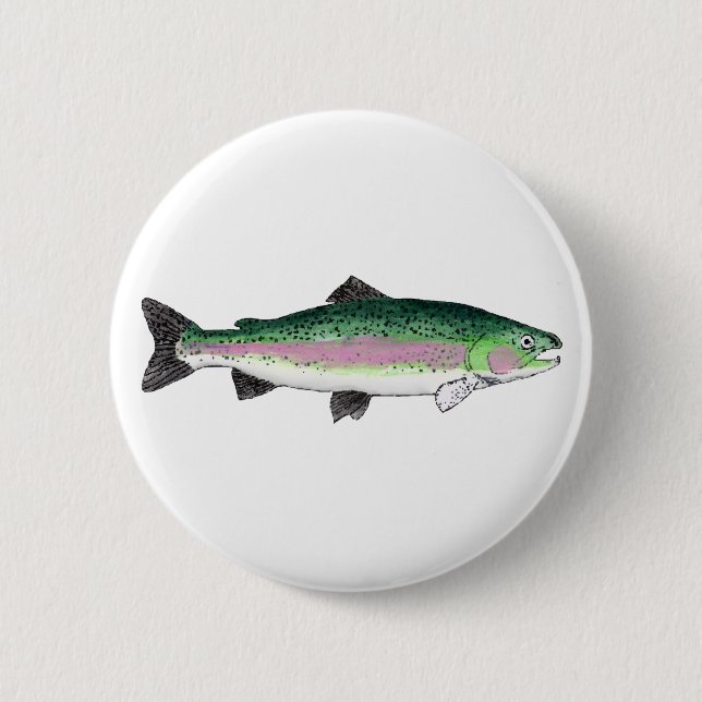 Rainbow Trout Button (Front)