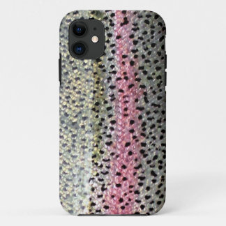 Rainbow Trout by Patternwear© Fly Fishing iPhone 11 Case