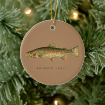 Rainbow Trout Christmas Ornament