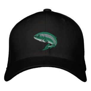 RAINBOW TROUT EMBROIDERED HAT