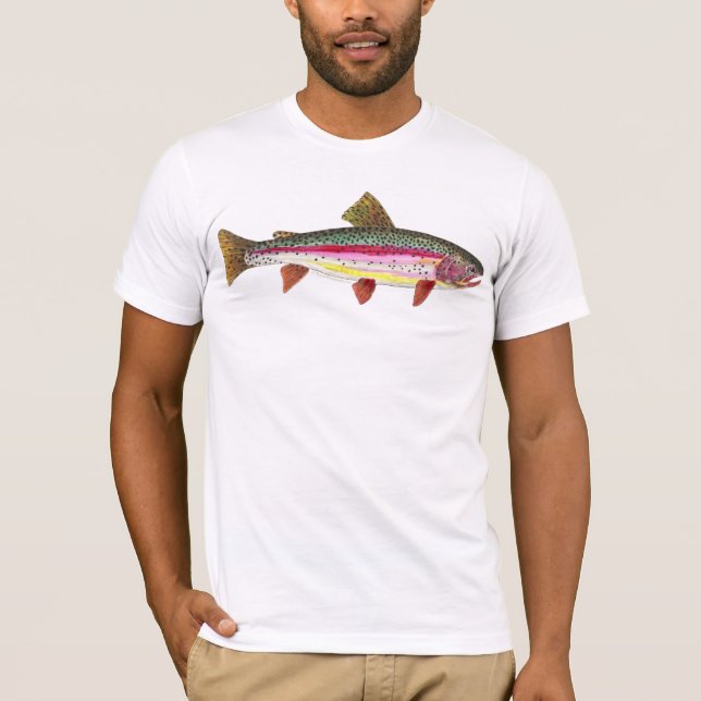 Rainbow Trout Fish T-Shirt (Front)