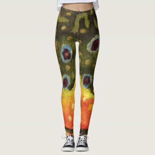 Rainbow Trout Fishing Ichthyology Leggings