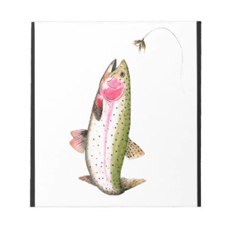 Rainbow Trout Fly Fishing Notepad