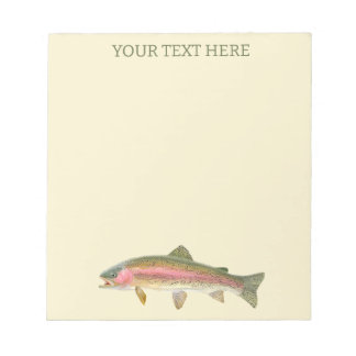 Rainbow Trout Fly Fishing Notepad