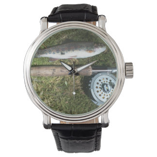 rainbow trout, fly fishing rod & reel watch