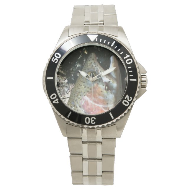 Rainbow trout,  fly fishing watch (Front)