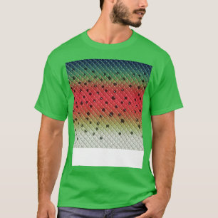 Rainbow Trout Graphic Design Art Original Fishing T-Shirt