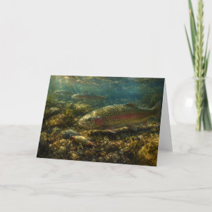 Rainbow Trout Greeting Card