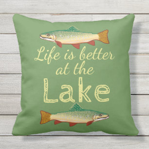 Rainbow Trout Life is better at the Lake Cushion