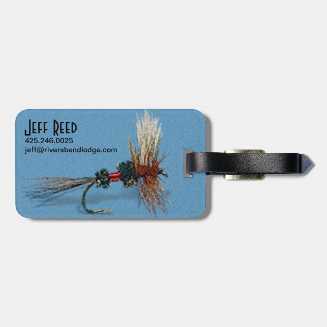 Rainbow Trout - Luggage Tag (Back Horizontal)