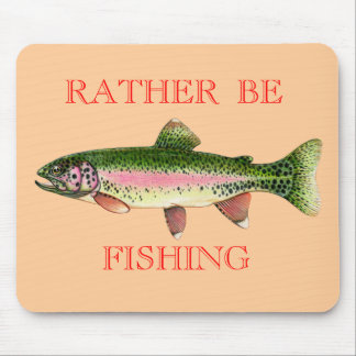 RAINBOW TROUT MOUSE PAD