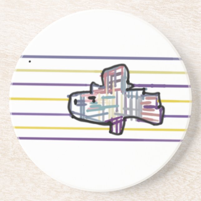 Rainbow trout summer  coaster (Front)