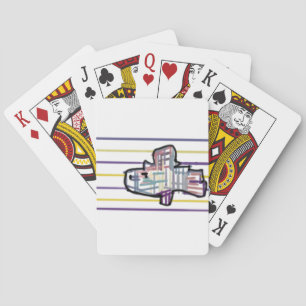 Rainbow trout summer playing cards