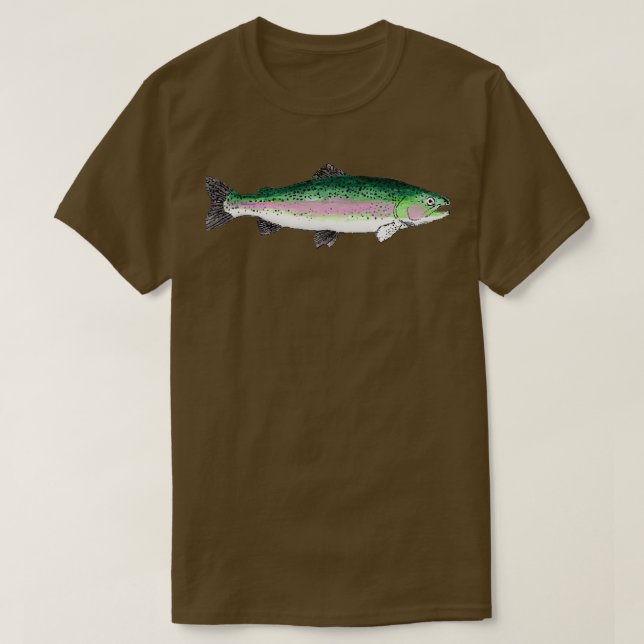 Rainbow Trout T-Shirt (Design Front)