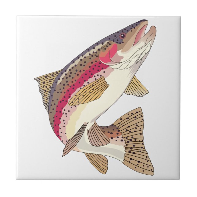 Rainbow Trout Tile (Front)
