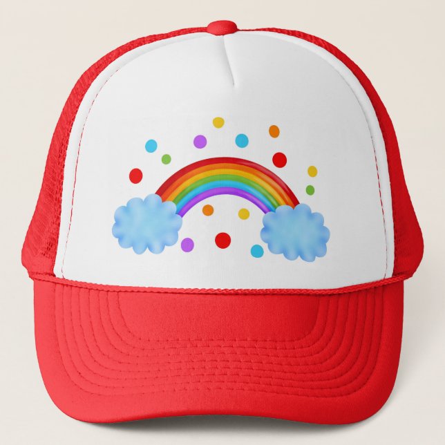 Rainbow Trucker Hat (Front)