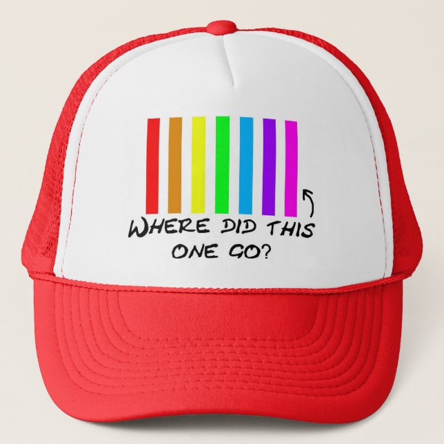 Rainbow Trucker Hat (Front)