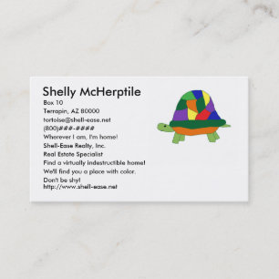 Rainbow Turtle business card