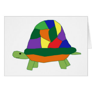 Rainbow Turtle card