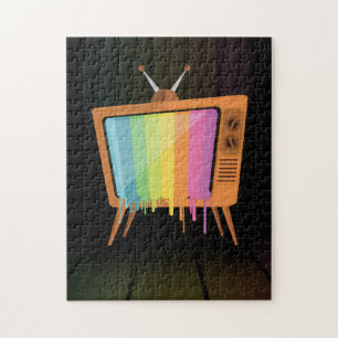 Rainbow TV Jigsaw Puzzle