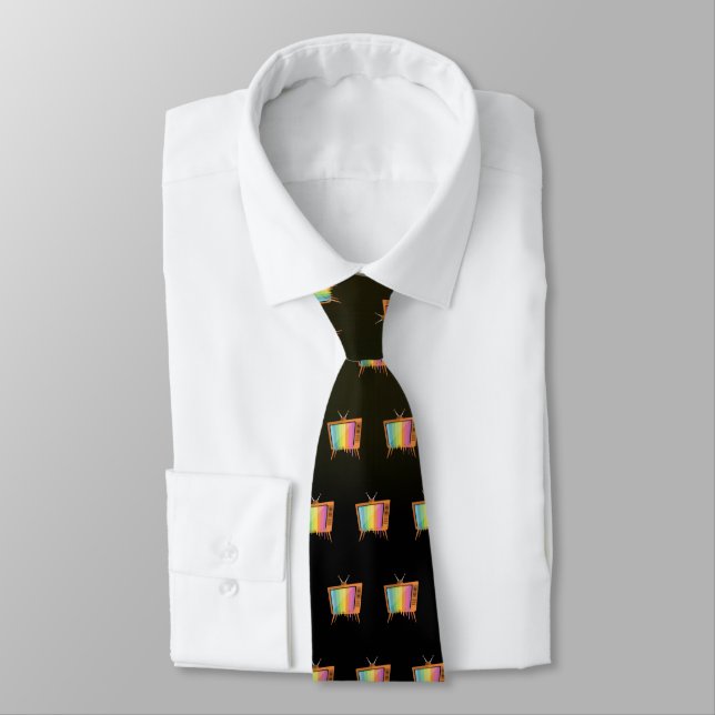 Rainbow TV Tie (Tied)