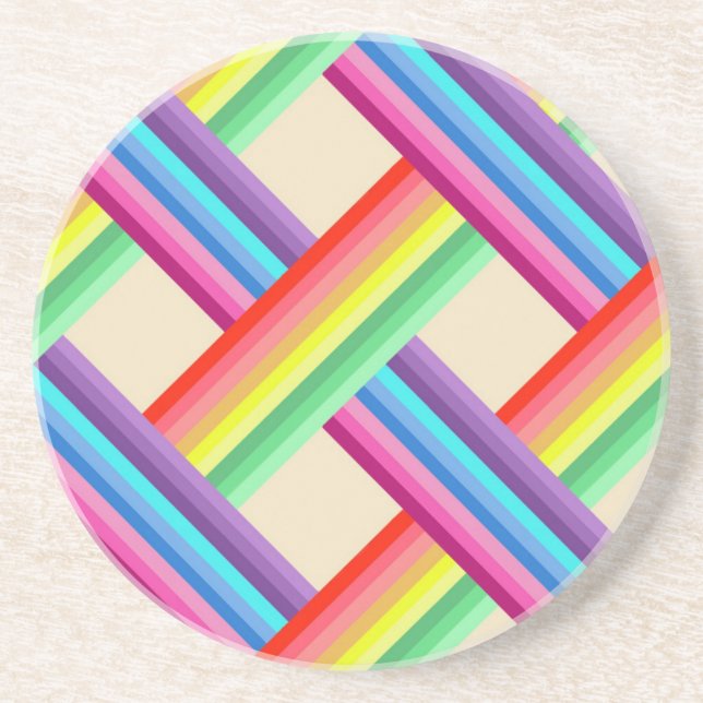 Rainbow Twist Coaster (Front)