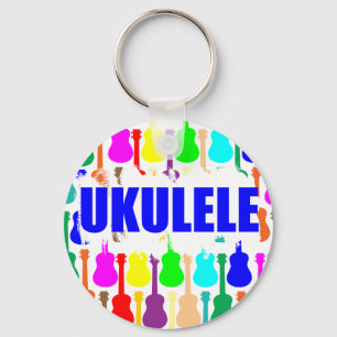 Rainbow Ukuleles Key Ring